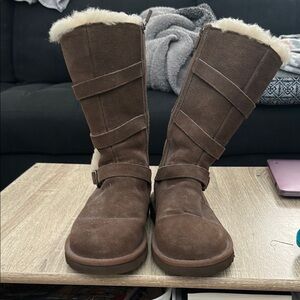 UGG Australia Girls K Maddi 1001520 K Winter Snow Boots Chocolate Brown Size 4